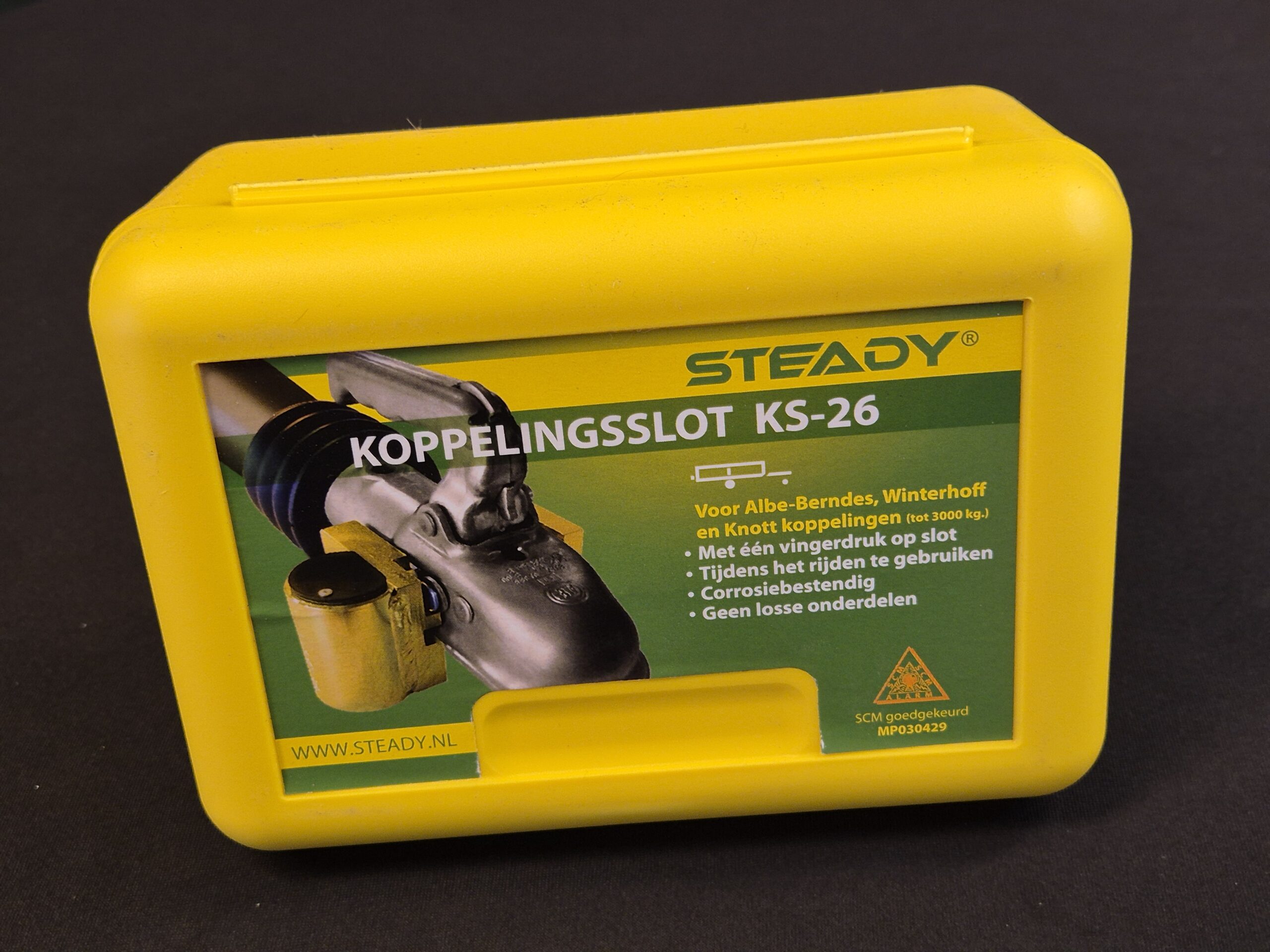 Gallery image for Koppelingsslot KS26 SCM, geremde koppelingen van merken als AL-KO, Knott, ALBE en Winterhoff