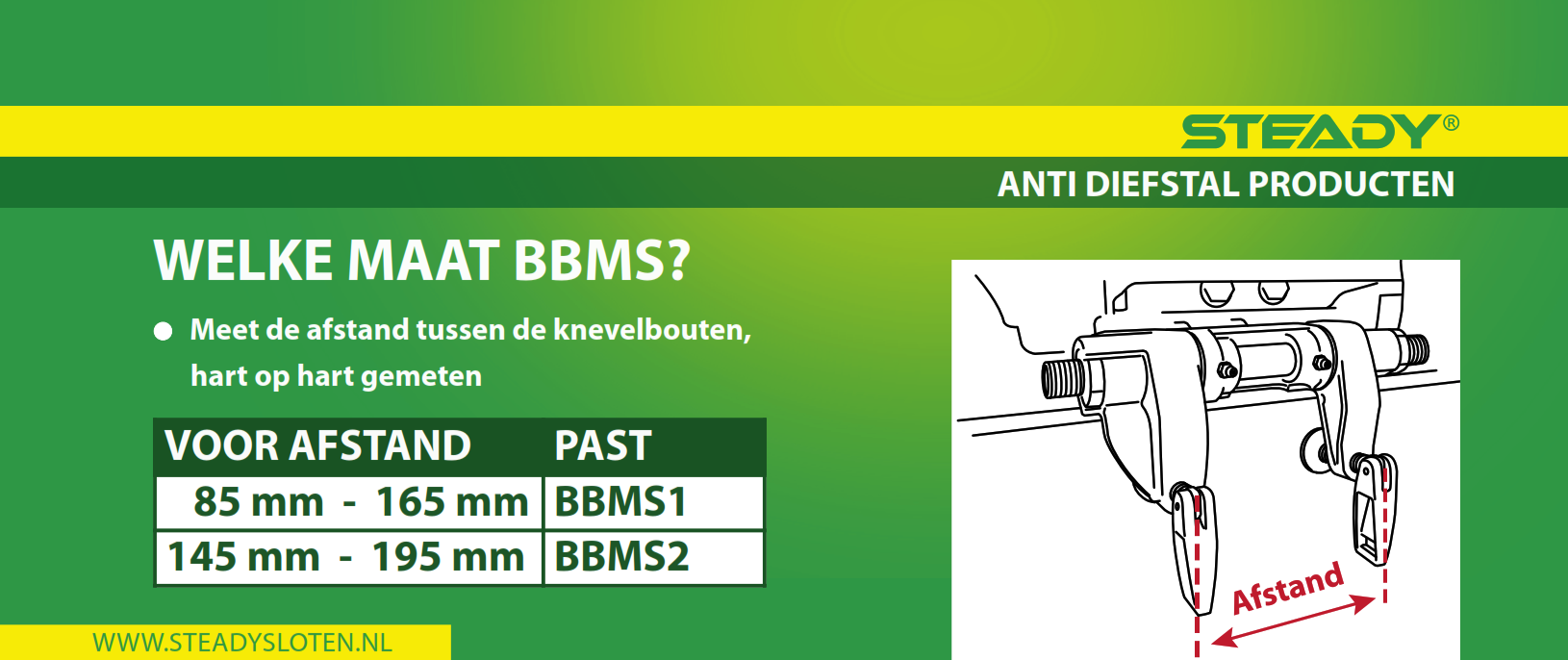 Gallery image for Buitenboordmotorslot BBMS2 SCM 145mm-195mm